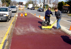 ترجمه عمران -آسفالت رنگی-تغییرات رنگ و محوسازی در آسفالت از طریق متد آنالیز تصویر محدود شده